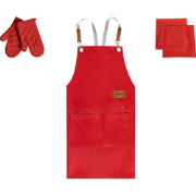 BRASSICA - Keukentextiel set - Rood - Polyester
