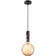 Home sweet home hanglamp Saga roest Spiral g180 - amber