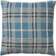 Dutch Decor RENZO - Kussenhoes gemeleerd Provincial Blue 45x45 cm - li...