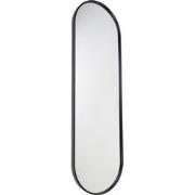 Fragix Boston Passpiegel Ovaal - Zwart - Metaal - 130x40
