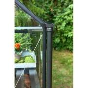 Regenpijpen Qube Lean-To zwart (set a 2)