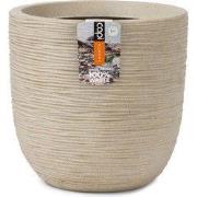 Pot bol Waste Rib H34 cm terrazzo beige