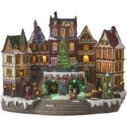 Village scenery with christmas tree adapter included - l41,5xw25xh31,5...