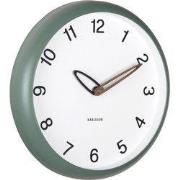 Karlsson - Wandklok Bella - Jungle groen