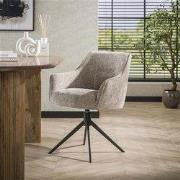 Hoyz Collection - Armstoel Pull Draaibaar - 2 Stuks - Rich Zandkleur