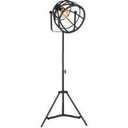 LABEL51 Vloerlamp Fuse - Zwart - Metaal - SALE