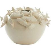 Light & Living - Vaas FISH - Ø40x27cm - Wit