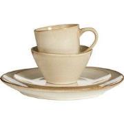 Mica Decorations Servies Racco - 31x29x29 cm - Steen - Beige
