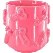 Pot - Dick - Ceramics  - Pink  -11x11x11,5cm