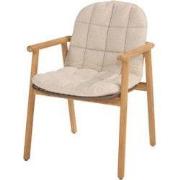 Samos dining stoel terre teak