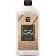 Brushed teak protector