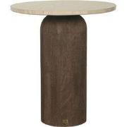 PTMD Bijzettafel Liora - 45x45x50 cm - Hout - Bruin