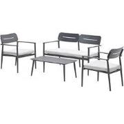 Morella Sofa Loungeset Carbon Black/Valley Sand