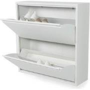 Spinder Design schoenenkast Billy 2 - Wit - 12 paar schoenen