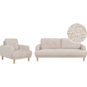 TUVE - Bankenset - Beige - Bouclé