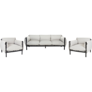 ESPERIA - Loungeset 5-zits - Lichtgrijs - Aluminium