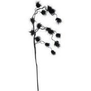 Kunstbloem fluffy spray black108 cm kunstplant