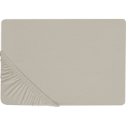 JANBU - Laken - Taupe - 90 x 200 cm - Katoen