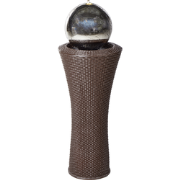 ZENYATTA  - Tuinfontein met LED - Bruin - Magnesiumoxide