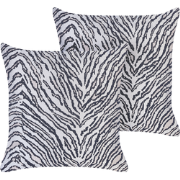 MANETTI - Sierkussen set van 2 - Zwart - 45 x 45 cm - Polyester