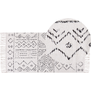 ALKENT - Shaggy tapijt - Gebroken wit - 80 x 150 cm - Wol