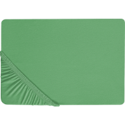 JANBU - Laken - Groen - 160 x 200 cm - Katoen