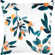 KNAUTIA  - Sierkussen - Blauwgroen - 45 x 45 cm - Fluweel