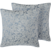 WISTERIA  - Sierkussen set van 2 - Lichtgrijs - 45 x 45 cm - Polyester