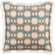 DIANTHUS - Sierkussen - Grijs/Beige - 60 x 60 cm - Polyester