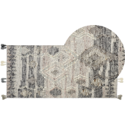 ARATASHEN - Kelim vloerkleed - Grijs - 80 x 150 cm - Wol