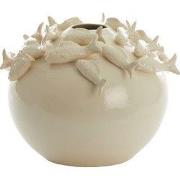 Light&living Vaas deco Ø41,5x32 cm FISH keramiek crème
