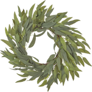 GAMRUN - Krans - Groen -  65 cm - Synthetisch