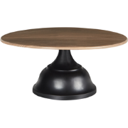 BRIOCHE - Gebaksstandaard - Zwart/Licht hout - IJzer/Hout