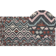 HAYMANA  - Vloerkleed - Multicolor - 80 x 150 cm - Wol