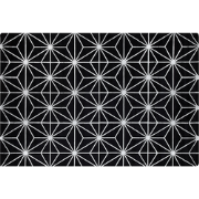 SIBEL - Laagpolig vloerkleed - Zwart - 140 x 200 cm - Viscose