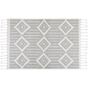 TABIAT - Vloerkleed  - Wit - 160 x 230 cm - Synthetisch materiaal