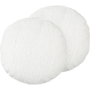 RUTABAGA - Sierkussen set van 2 - Wit -  30  cm - Teddystof