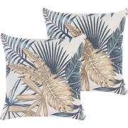 TAGETES  - Sierkussen set van 2 - Multicolor - 45 x 45 cm - Polyester