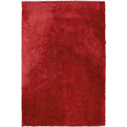EVREN  - Shaggy vloerkleed - Rood - 140 x 200 cm - Polyester