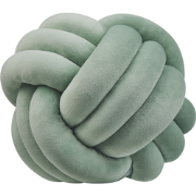 MALNI - Sierkussen - Mintgroen - 30 x 30 cm - Fluweel