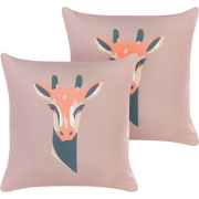 CANDELABRA - Sierkussen set van 2 - Taupe - Polyester