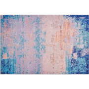 INEGOL - Laagpolig vloerkleed - Lichtblauw - 160 x 230 cm - Polyester