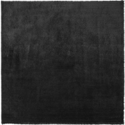 EVREN  - Shaggy vloerkleed - Zwart - 200 x 200 cm - Polyester
