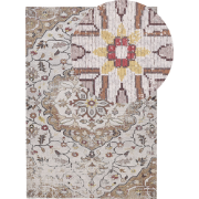 KATTAKKADA - Laagpolig vloerkleed - Beige - 140 x 200 cm - Polyester