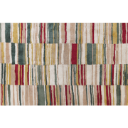 FATSA - Laagpolig vloerkleed - Multicolor - 140 x 200 cm - Polyester