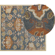 UMURLU  - Vloerkleed - Multicolor - 200 x 200 cm - Wol