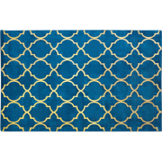 YELKI - Vloerkleed - Donkerblauw - 80 x 150 cm - Viscose