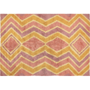 CANAKKALE - Laagpolig vloerkleed - Mosterdgeel - 160 x 230 cm - Katoen