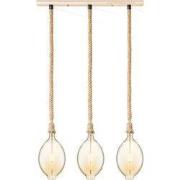 Home sweet home touw hanglamp Leonardo 3L Oval - amber