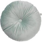 Dutch Decor OLLY - sierkussen Ø40 cm - rond velvet - Jadeite - groen -...